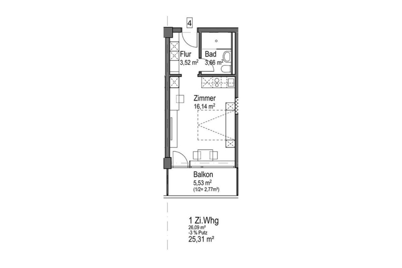 Appartement Huber Living Basic 203 à Germering Extérieur photo